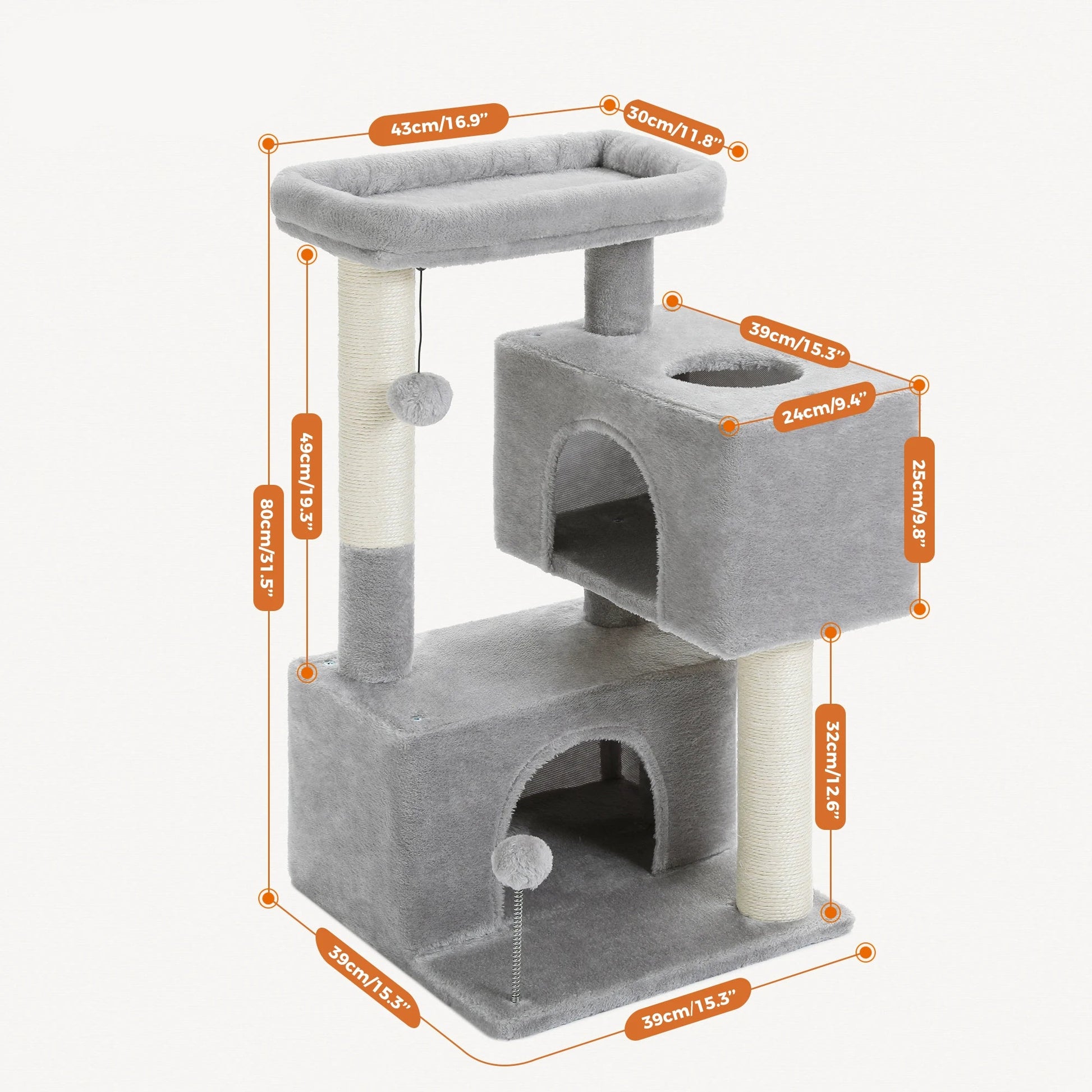 Arbre a chat noir et rouge - ChatMour