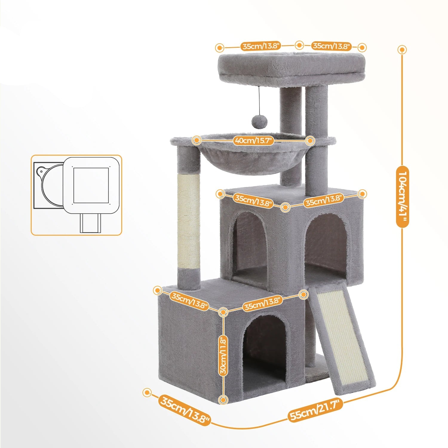 Arbre a chat noir et rouge - ChatMour