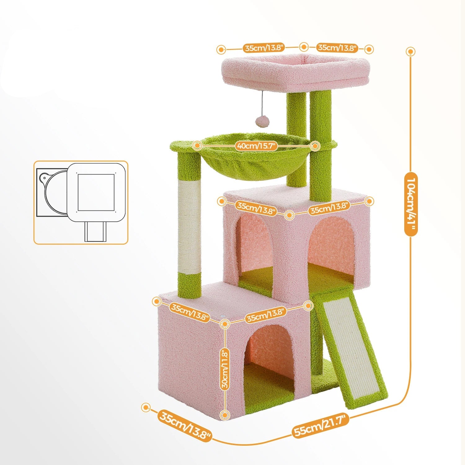 Arbre a chat noir et rouge - ChatMour