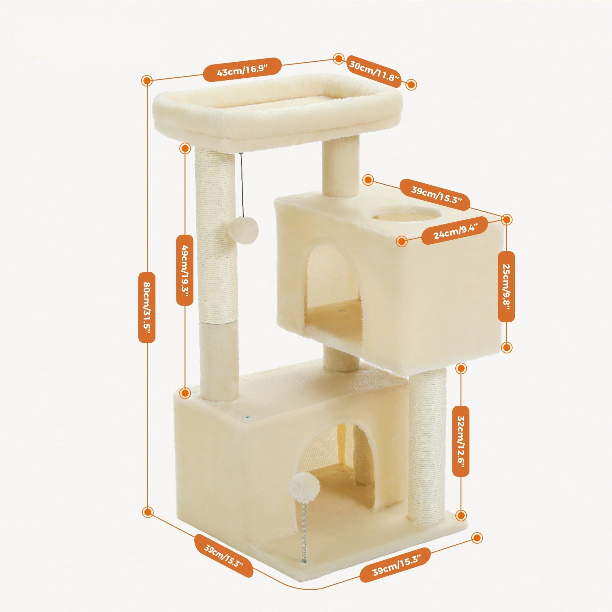 Arbre a chat noir et rouge - ChatMour