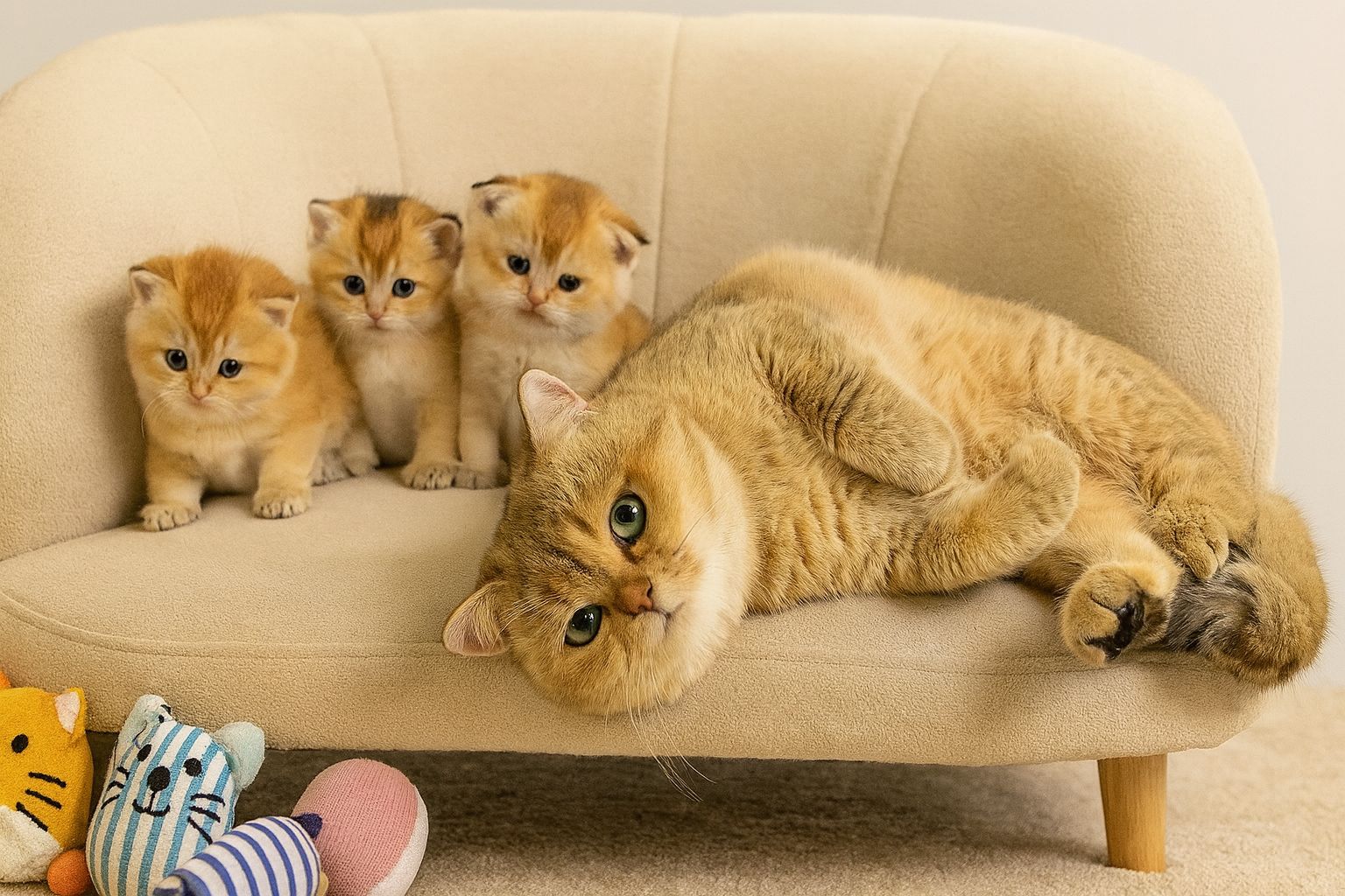 famille chat