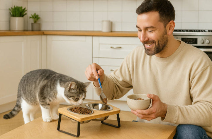 gamelle surélevé chat cuisine