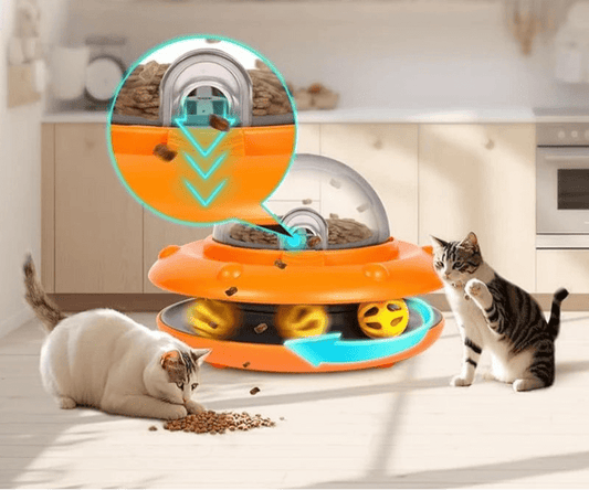 Jouet distributeur de croquettes pour chat - ChatMour