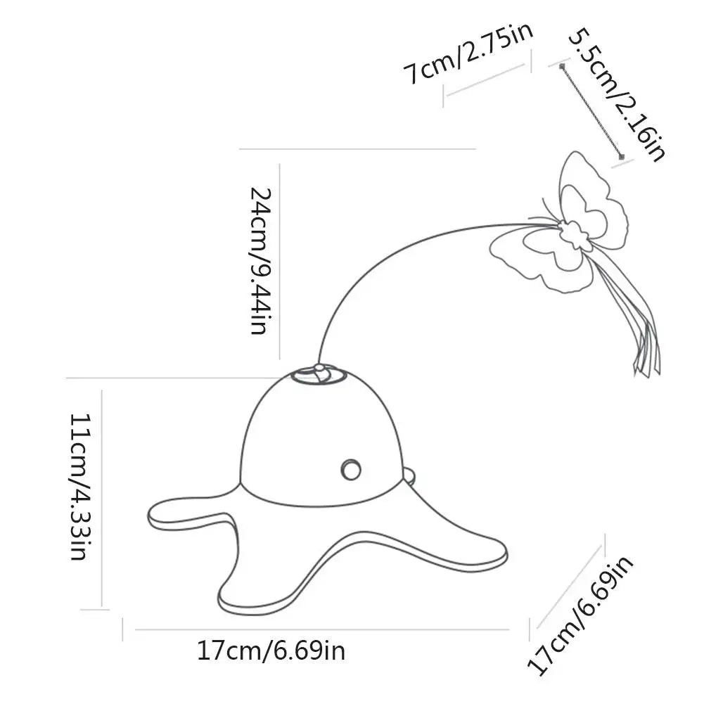Jouet pour chat papillon - ChatMour